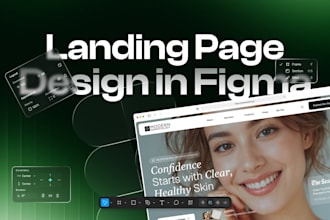 figma landing page design for saas and business