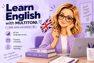 professionally teach children and adults english