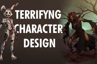 design a terrifying character for your horror story game or book