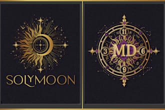 create a logo, mystical, spiritual, mandala, sacred geometry