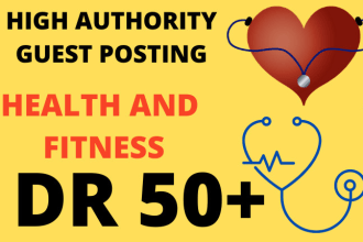 write and published health guest post on high da health sites dofollow backlink