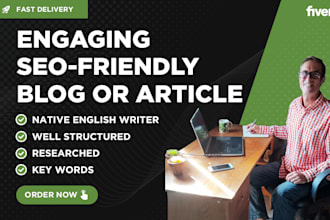 write you an outstanding SEO blog or article