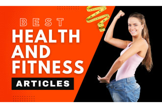 write SEO articles women health, nutrition, diet and fitness fashion blog posts