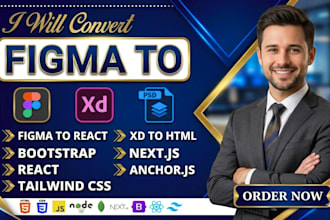 convert figma to html psd to html with bootstrap responsive