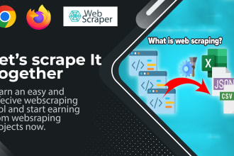 teach you webscraper chrome extension for web scraping