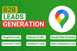 do google map scraping, business leads with emails