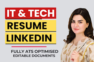 write tech, technical, IT, cyber security, sales, saas, engineering resume, CV
