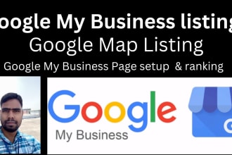 create and optimize google my business page, map ranking