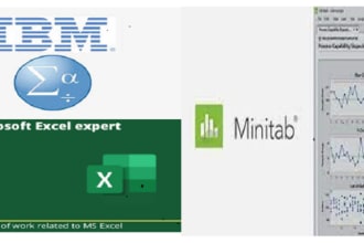 do statistical analysis for projects using spss and minitab