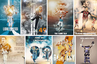 create professional sports flyers and posters
