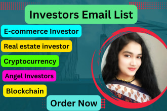 do angel investor, cryptocurrency,  blockchain, and real estate investors leads