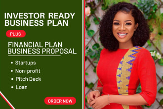 develop a detailed business plan for investors, startups, fundraising, proposal