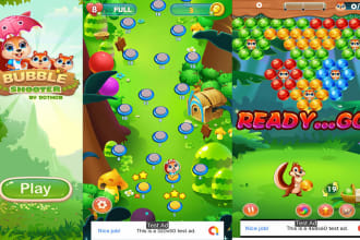 provide android bubble shooter game apk ready to publish