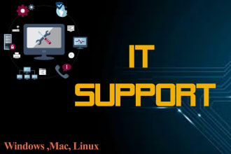 repair and troubleshoot windows 11, mac, linux desktop laptop computers remotely