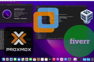 install the macos virtual machine in your vmware, virtual box , esxi and proxmox