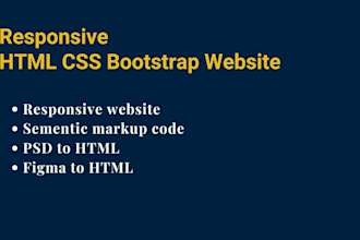 create stunning responsive websites through HTML5 css3