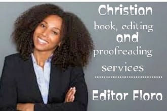 be your christian book editor and proofreader
