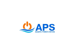 design aps aquatic power station logo in 1 day