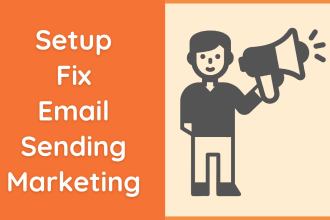 setup email marketing server or fix email sending issue