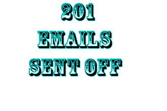 send off a marketing Email to 201 contacts