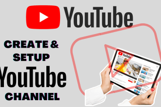create and setup new youtube channel
