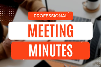 take minutes from your recorded meeting
