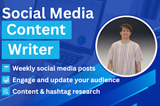 be your social media content writer