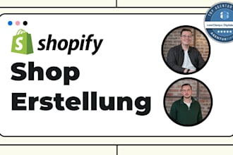 build a shopify shop