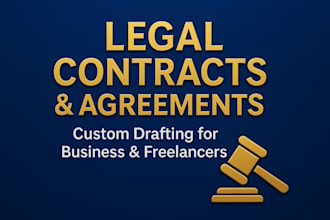 draft professional legal contracts, agreements, and business documents