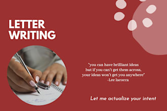 write your formal or personal letter in 24 hours