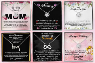 design profitable gearbubble, shineon necklaces, message cards for you