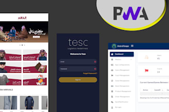 develop progressive web app with reactjs and nodejs