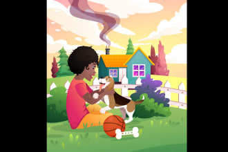 create vector illustrations for your storybook