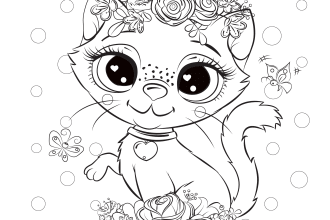 draw and design coloring page for kids