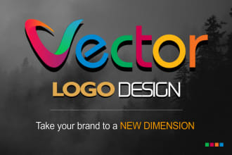 do a custom business logo design in vector illustration