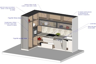 draft your furniture designs to 3d and 2d technical drawings