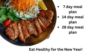 make meal plans to suit your needs