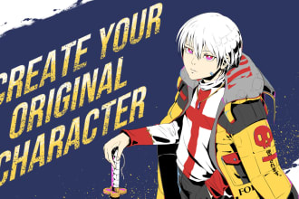 create anime fan art, oc and custom ilustration