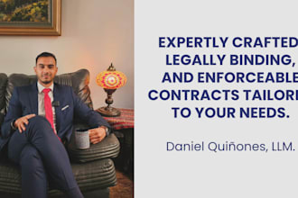 write powerful, legally binding and enforceable contracts