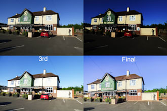 edit hdr multiple exposure photos flambient