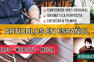 perfectly edit and proofread your spanish texts