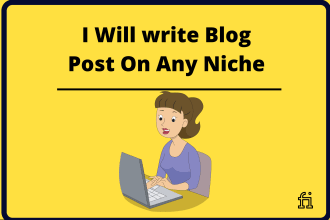 be your  SEO friendly web or blog post writer
