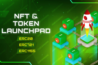 build nft and token launchpad