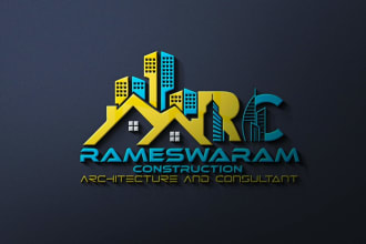 do best construction , real estate and property logo