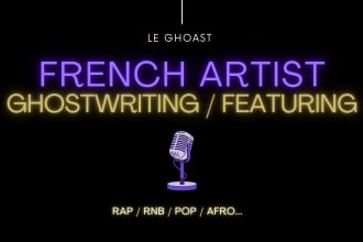 write rap sing a french song on your beat