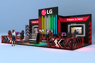 do exhibition stall,trade booth,stand and kiosk design