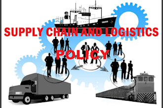 write supply chain, logistics, and trucking policies