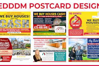 design eddm postcard or direct mail postcard