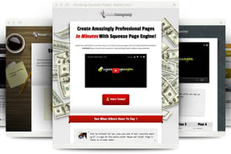 skyrocket your sales with squeeze or landing page