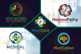 do marijuana cbd oil hospital logo and medical pharmacy acupuncture